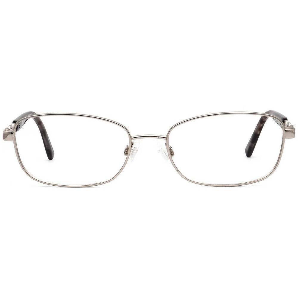 NEW MICHAEL KORS women's mk7007 rectangle eyeglasses in silver - Picture 2 of 4